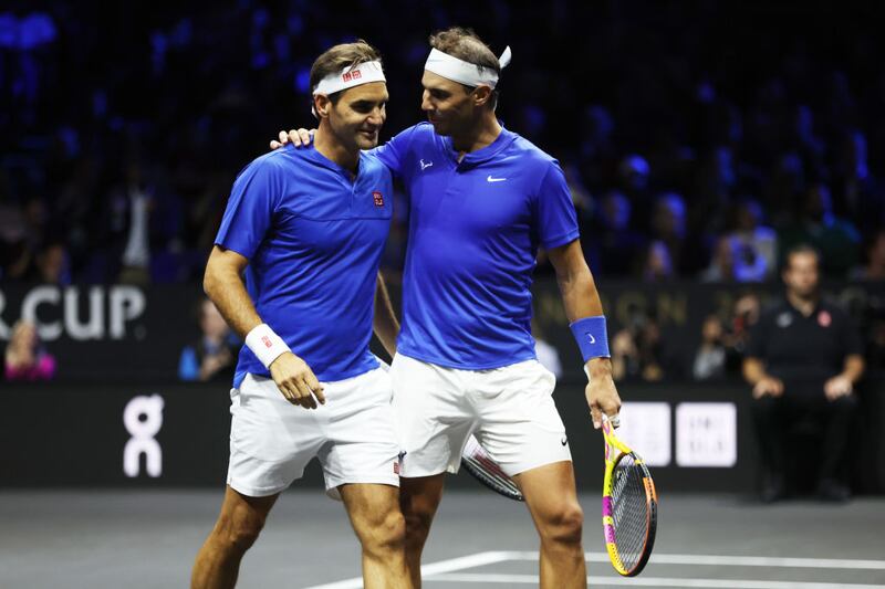 Rafael Nada jugó como compañero de Roger Federer en la Laver Cup 2022
