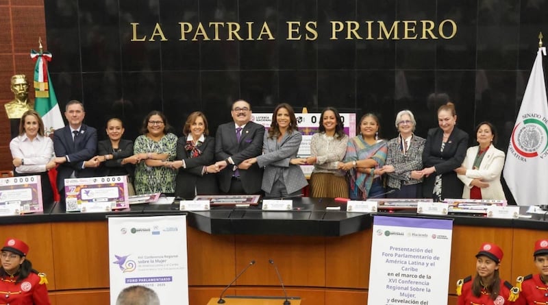 Lotería Nacional coloca al centro de billetes la XVI Conferencia Regional sobre la Mujer de América Latina y el Caribe