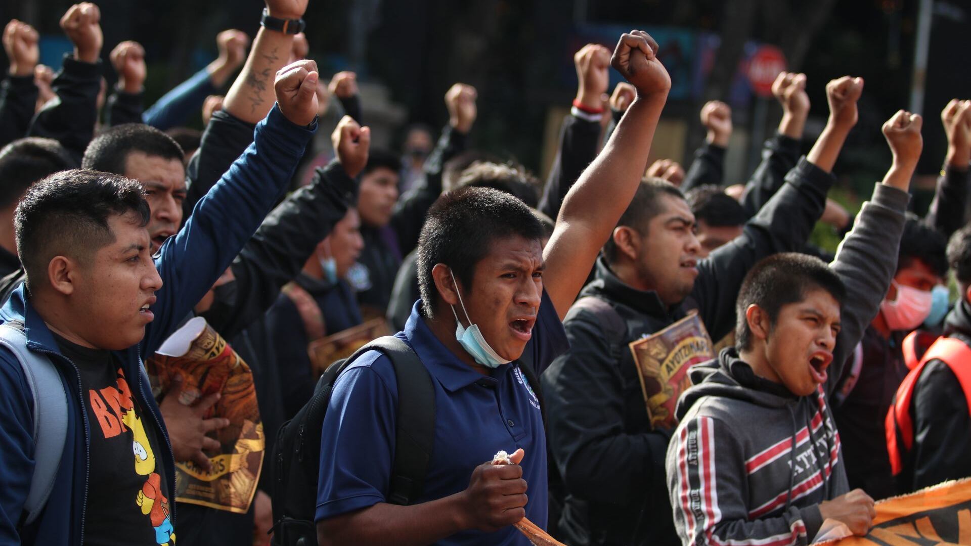 Marcha por los 8 años de Ayotzinapa