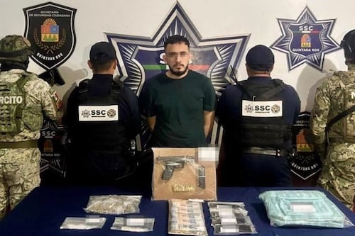Capturan a “El Danone”, jefe de plaza del CJNG en Cancún