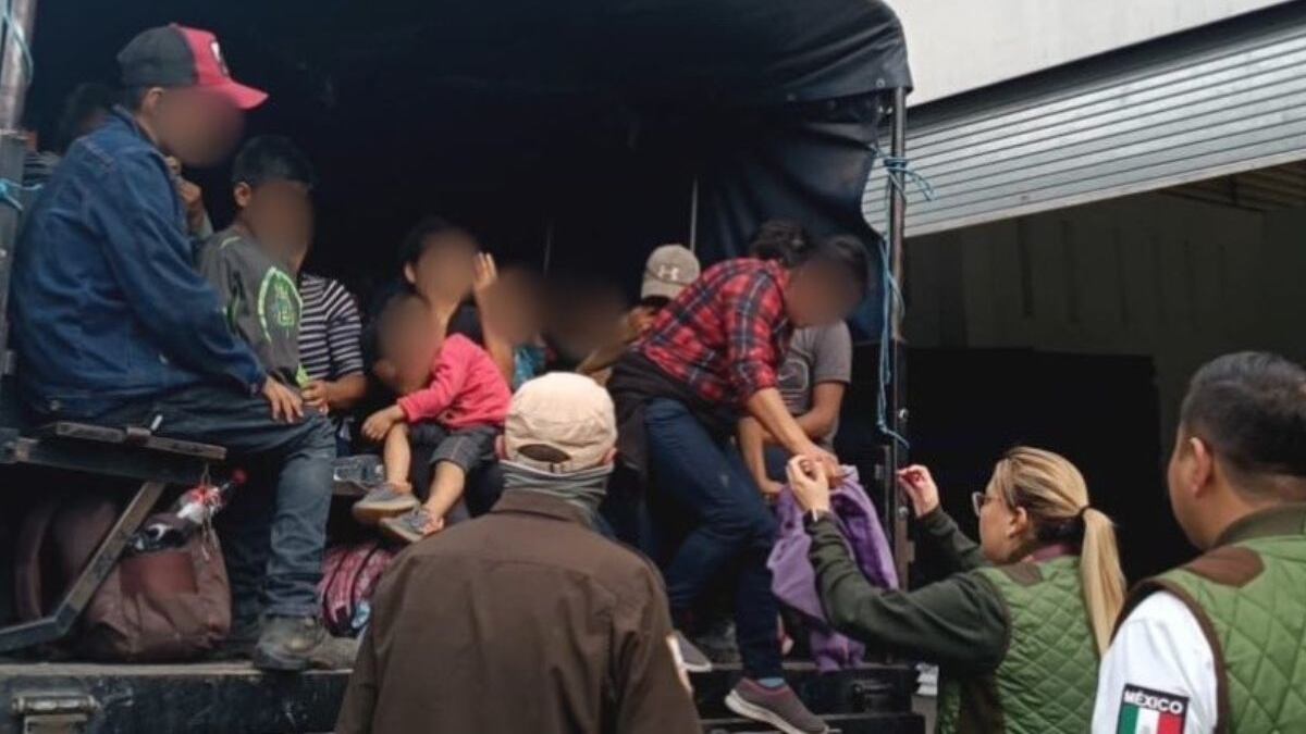 Encuentran a 491 personas migrantes de Guatemala y Honduras en CDMX.