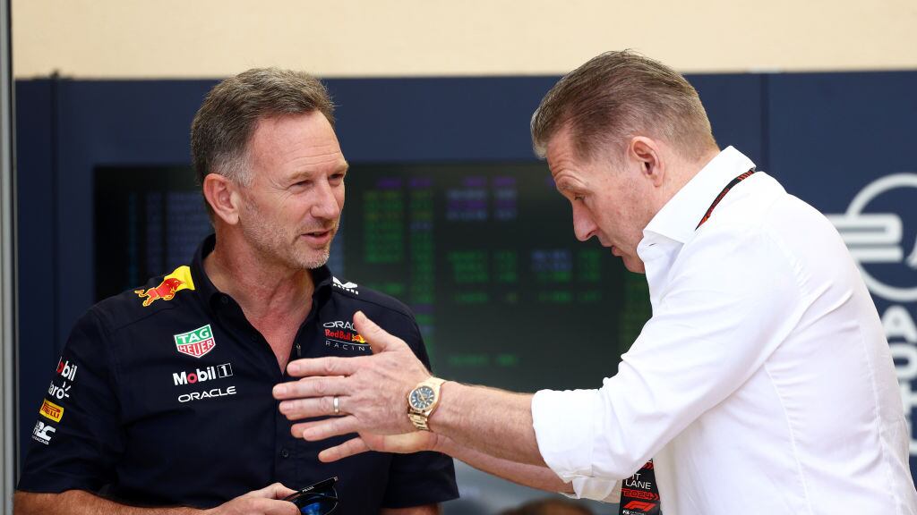 Christian Horner y Jos Verstappen