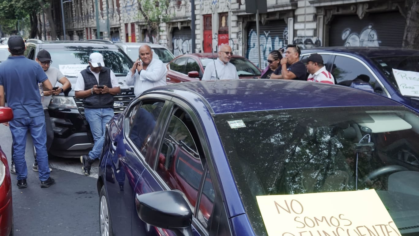 Durante meses los taxistas de aplicación fueron perseguidos por autoridades.