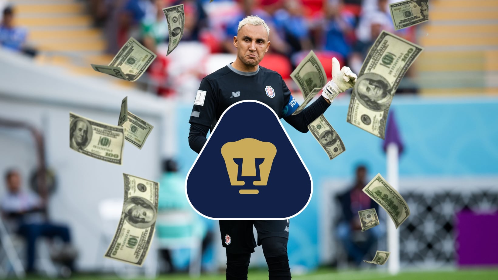 Keylor Navas tendrá millonario sueldo con Pumas.