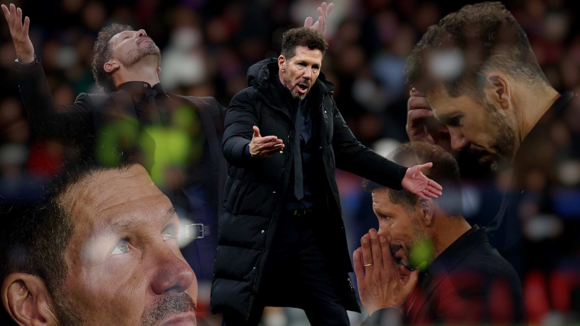 Diego Simeone y el Atlético de Madrid caen ante el Barcelona