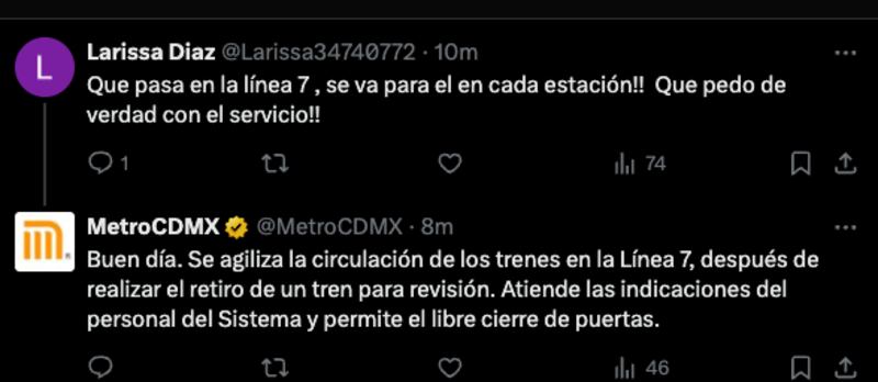 Línea 7 del Metro