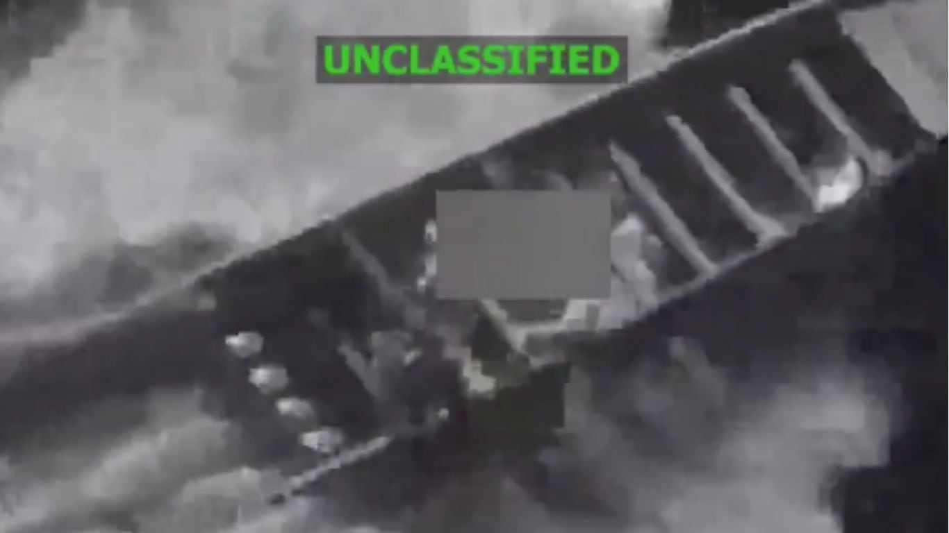 Supuestas narcolanchas en el Caribe