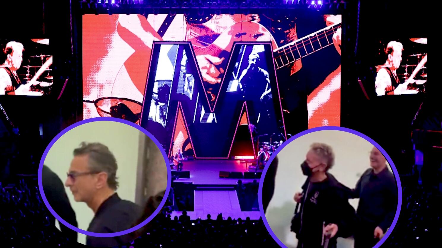 Depeche Mode a solo unos días del primero de tres conciertos en el Foro Sol.