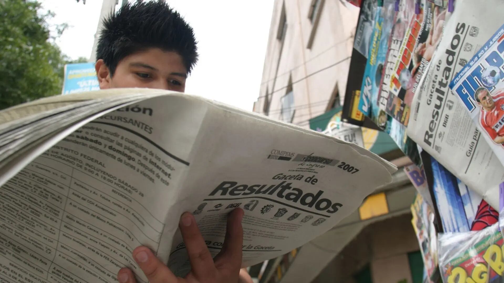 Resultados de examen UNAM