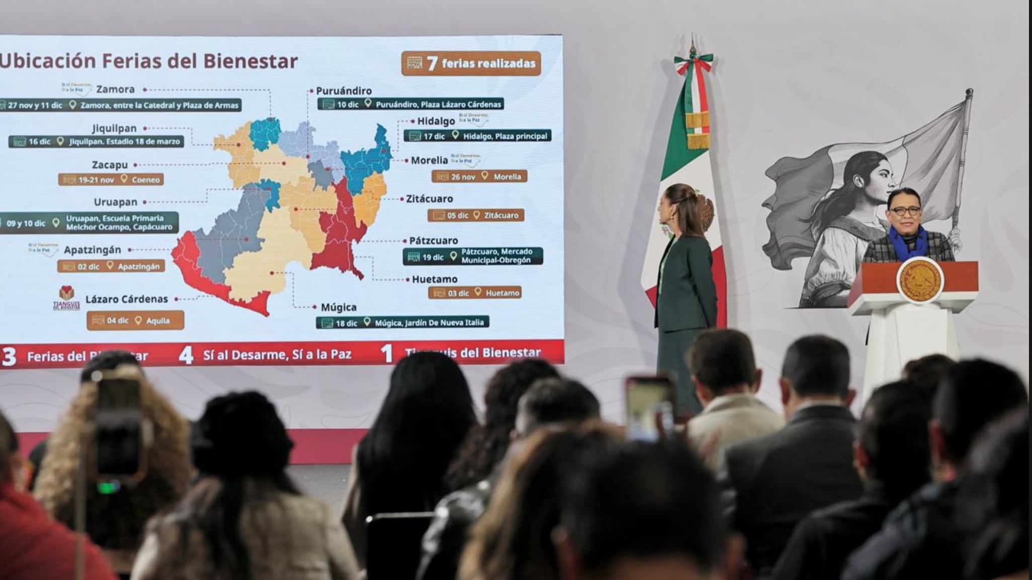 Ferias del Bienestar del Plan Michoacán por La Paz y la Justicia