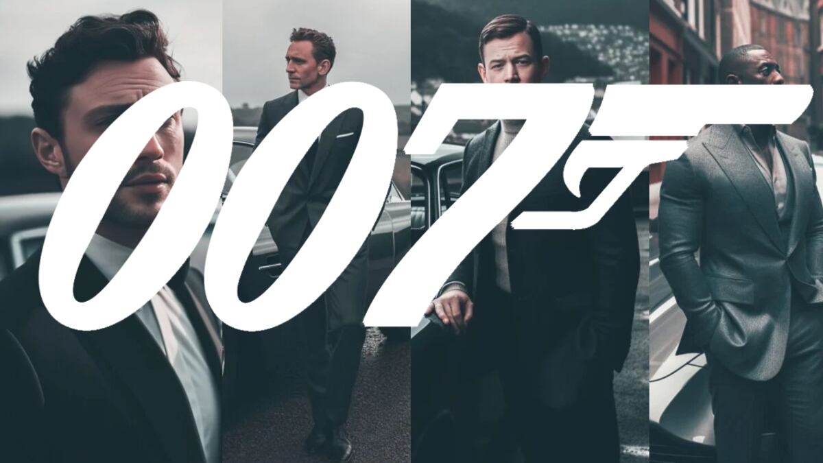 Un fotógrafo usa distintas plataformas de Inteligencia Artificial para imaginar cómo lucirían Idris Elba y otros actores como el próximo James Bond.