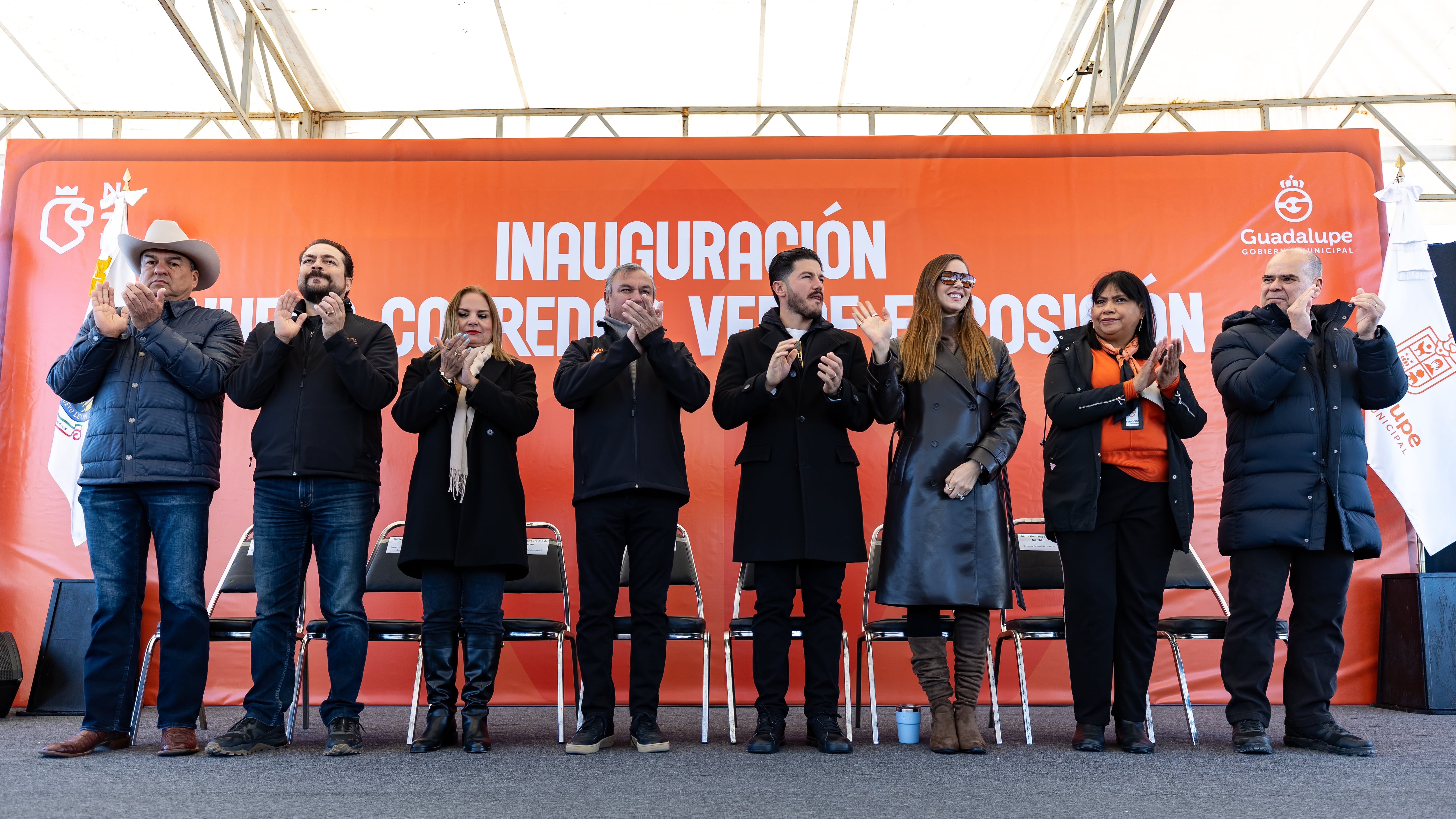 El gobernador inauguró este martes el Corredor Verde de Avenida Exposición en Guadalupe.