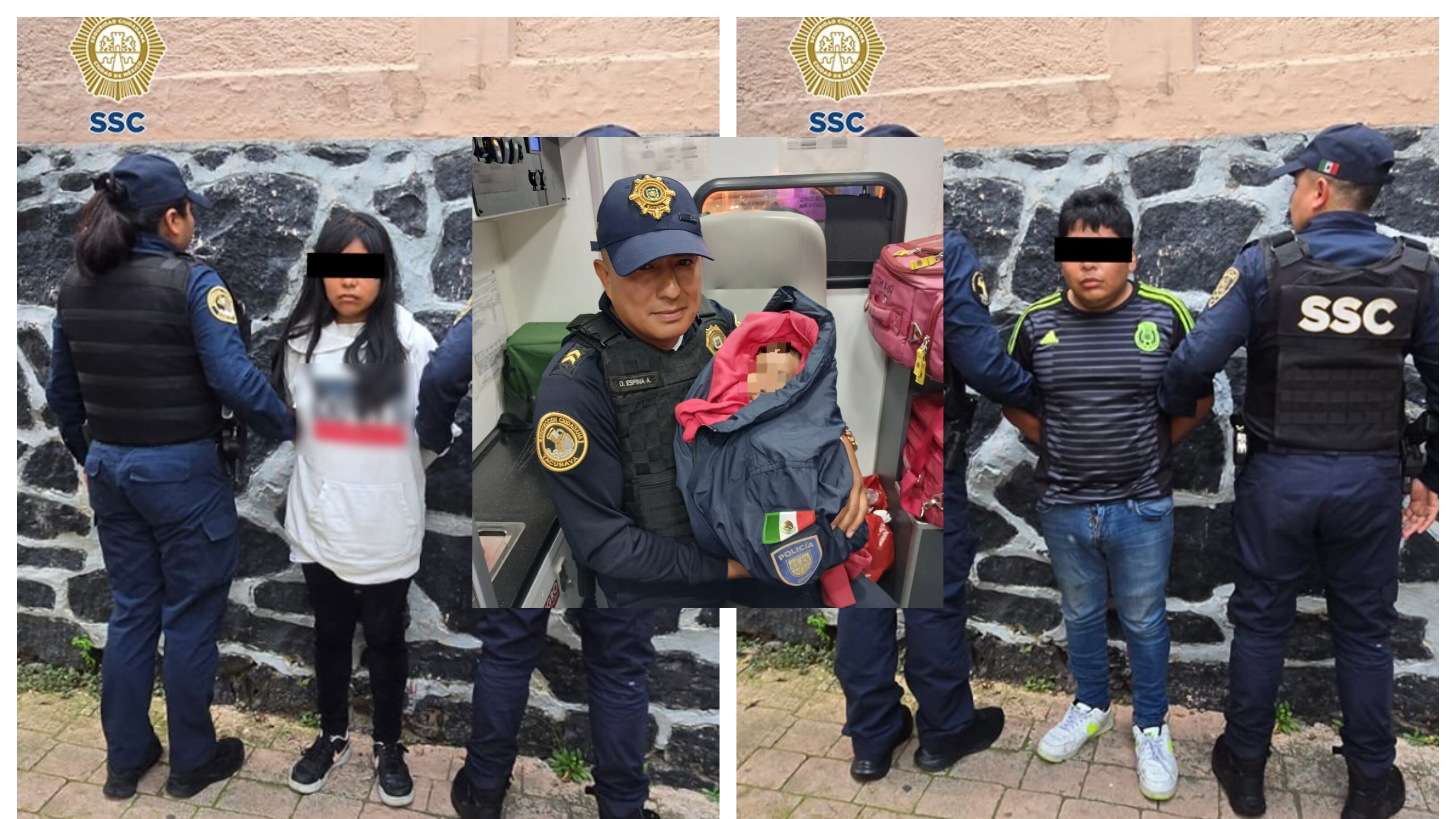 Padres abandonaron a bebe