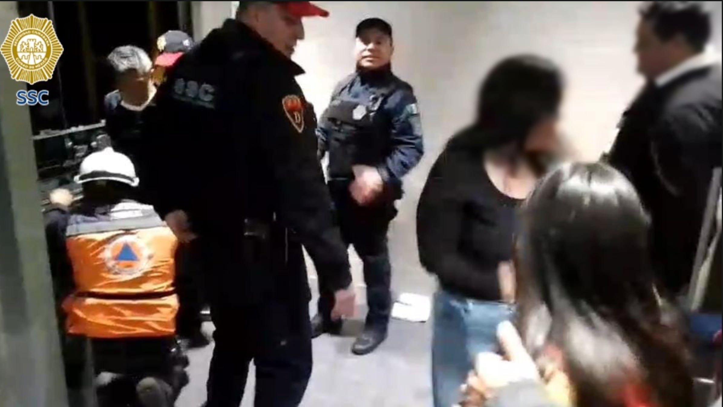 Rescate en elevador CDMX