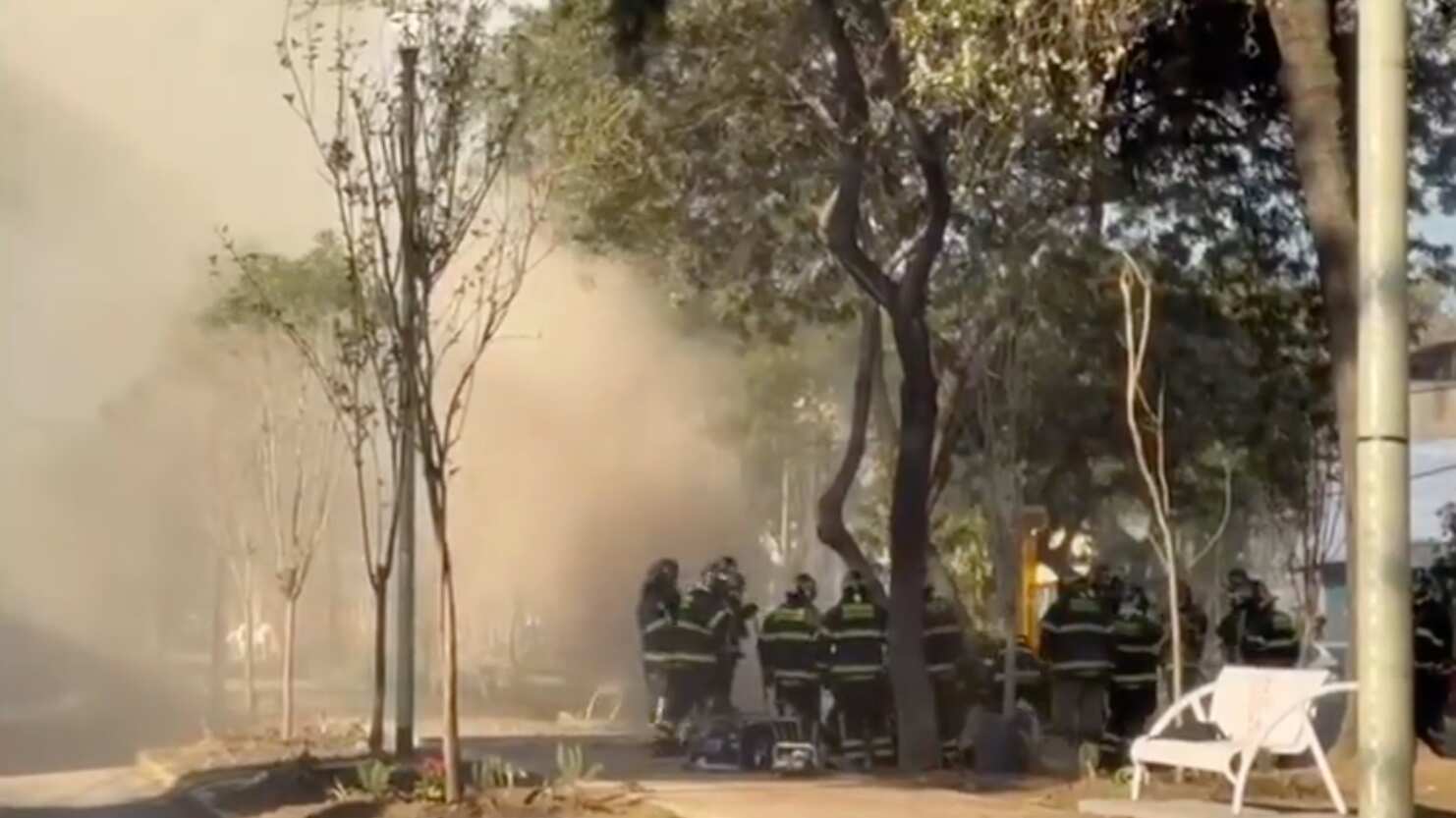 Megafuga de gas en Venustiano Carranza.