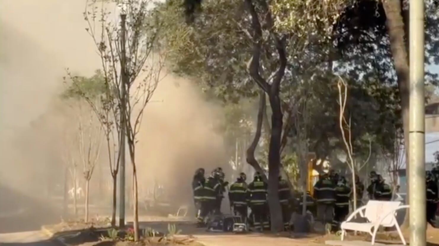 Megafuga de gas en Venustiano Carranza.