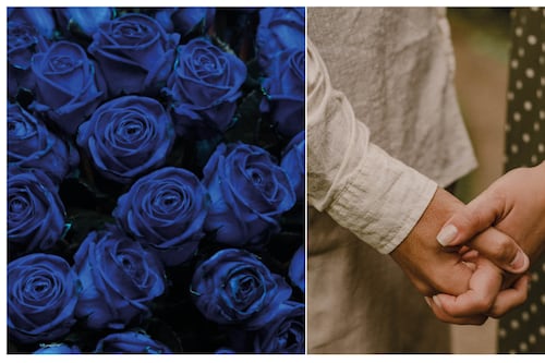 ¡Ahora les toca a ellos! 3 de octubre, la fecha para regala flores azules a los novios o ligues
