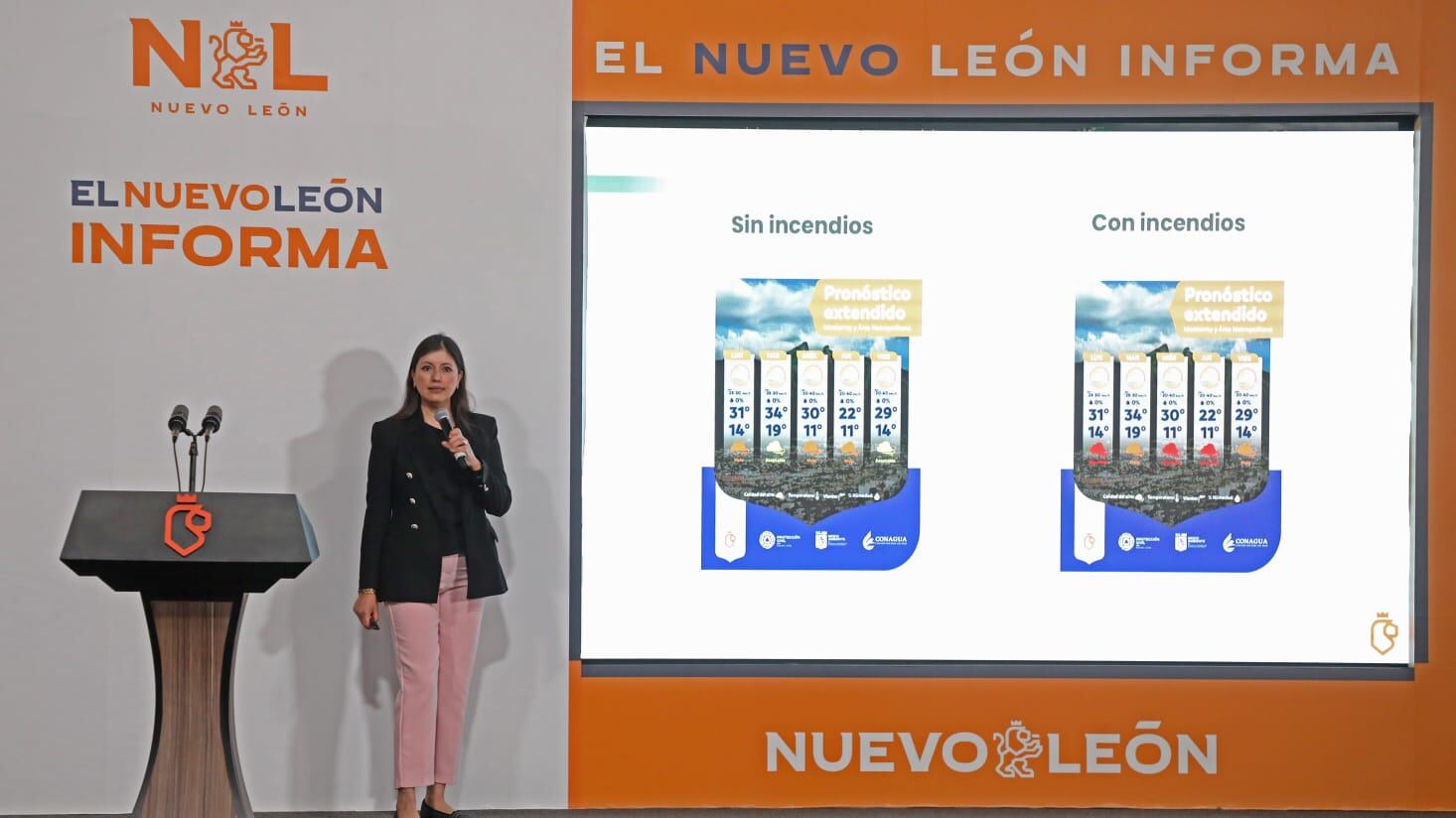 Armandina Valdez titular de la agencia de la calidad del aire señaló que para este lunes habría una mejoría sin embargo en la semana puede empeorar.