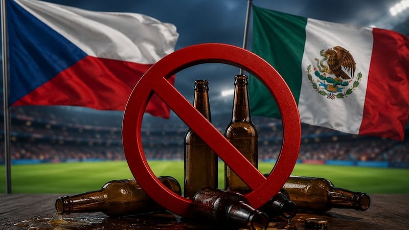 Activan Ley Seca en pleno juego de México vs Chequia en el Centro de CDMX