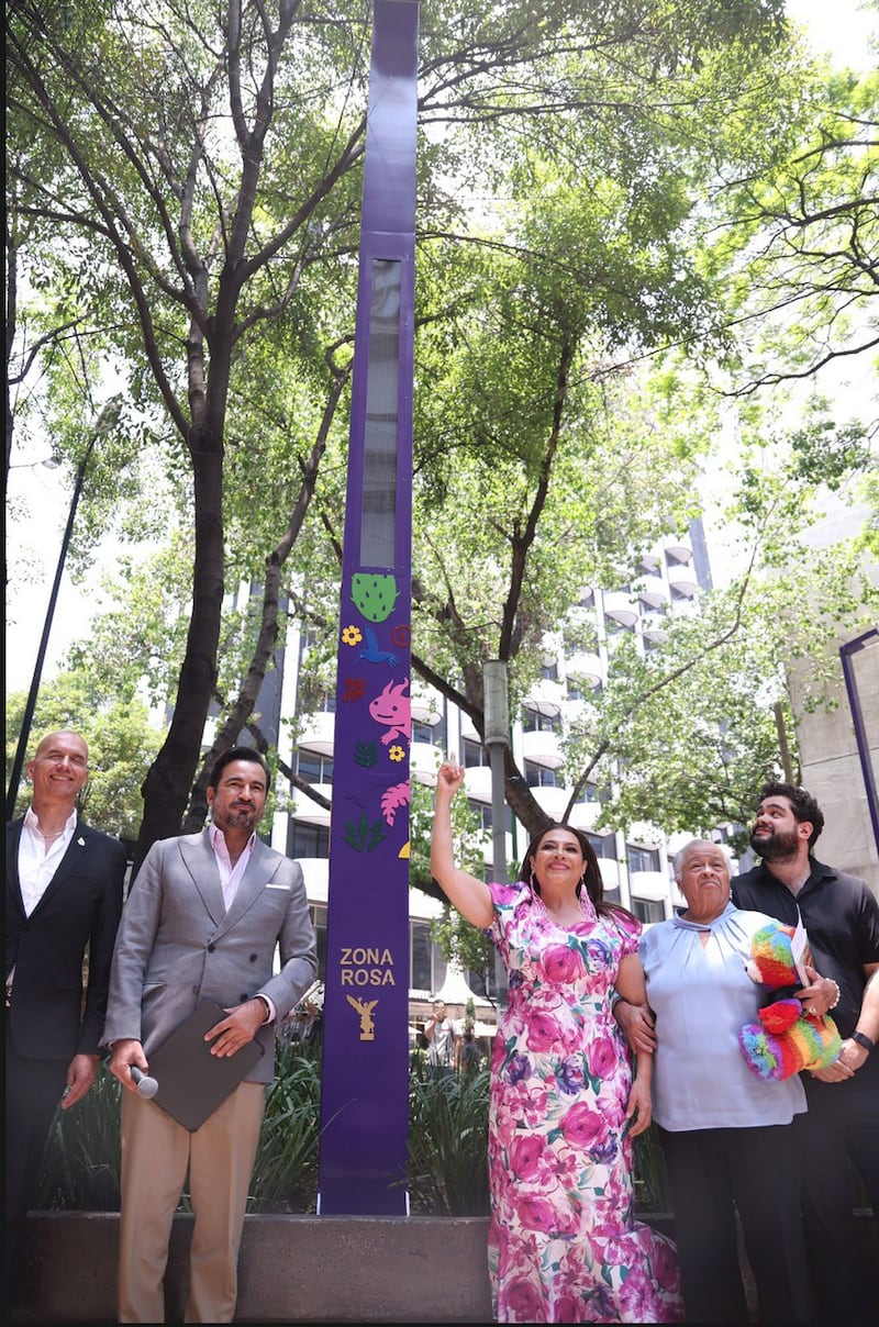 Iluminarias en la Zona Rosa