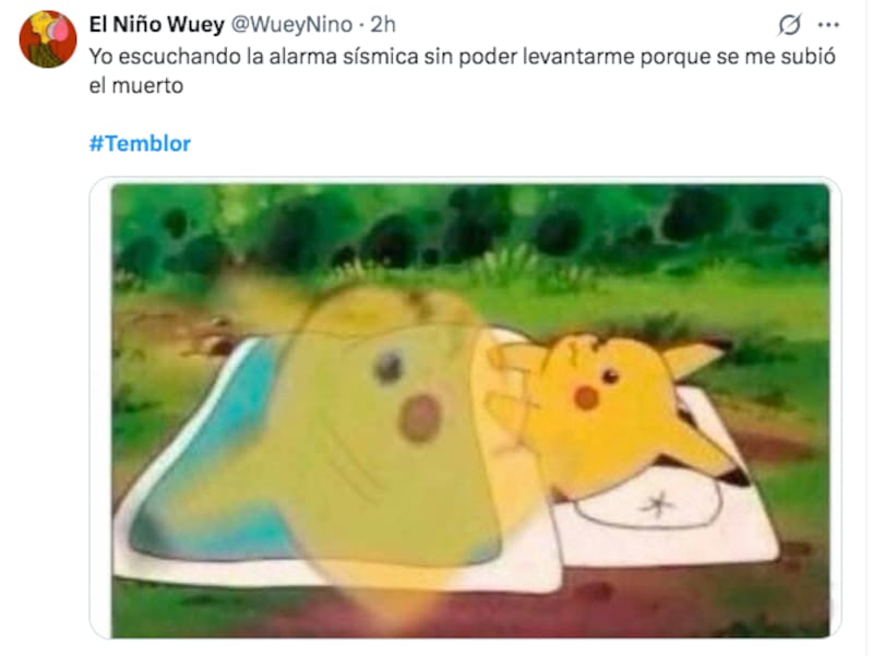 Memes sobre el sismo del 2 de enero de 2026