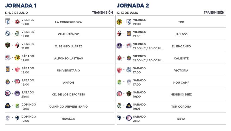 Calendario Apertura 2024