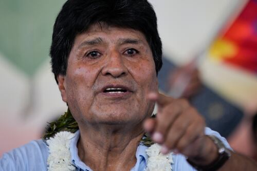 Juez ordena la detención de expresidente boliviano Evo Morales por trata de menor