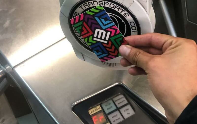 Tarjeta de Movilidad Integrada (MI) del Metro