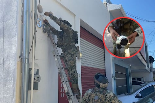 Marina “ciega” al Cártel de Sinaloa: desmantelan 39 narco-cámaras de vigilancia en calles