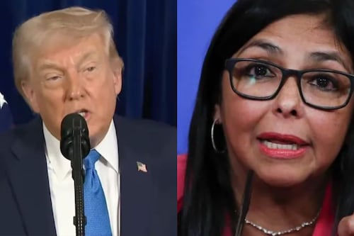 Trump lanza dura amenaza a Delcy Rodríguez: “Puede pagar un precio más alto que Maduro”