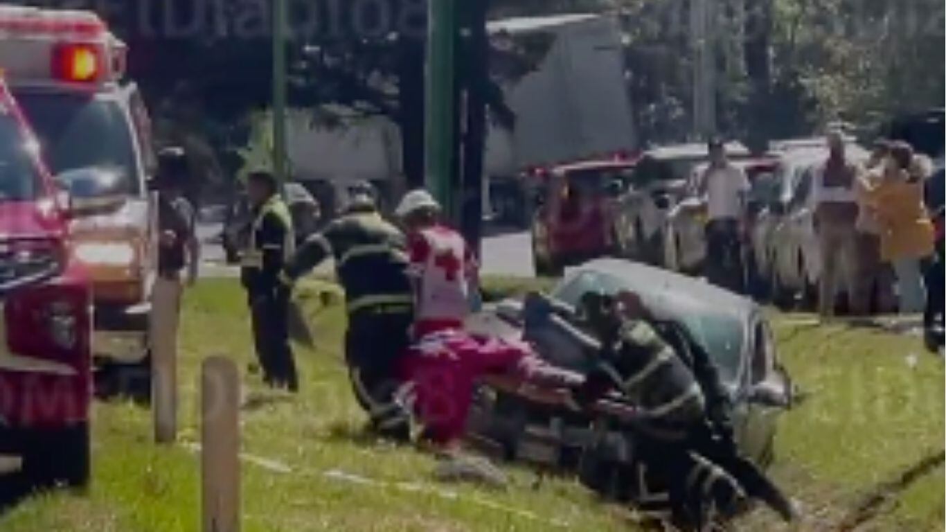 choque de la Autopista México-Toluca