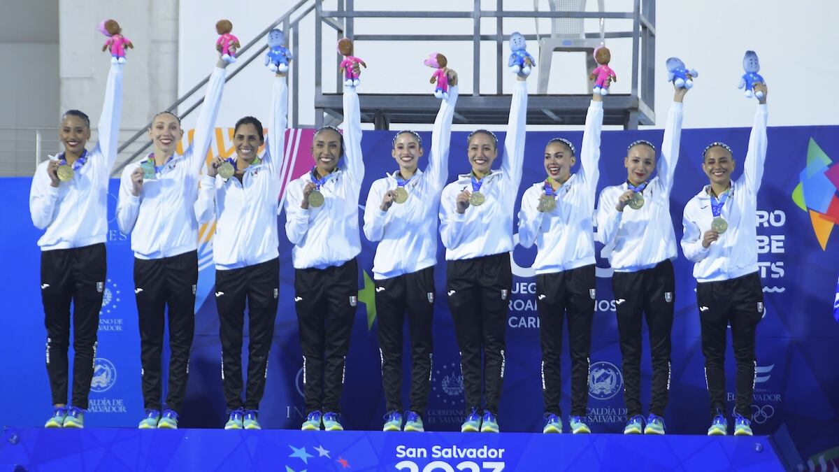 Equipo natación artística México