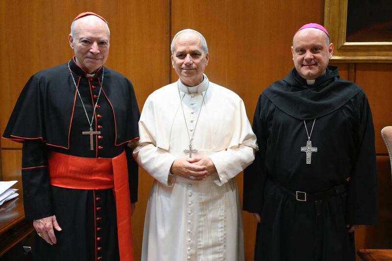 Cardenal Carlos y el Papa