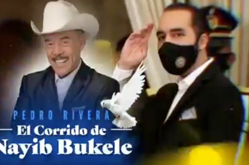 “Oí nomás’ ese rolón”: Pedro Rivera compone corrido para Nayib Bukele