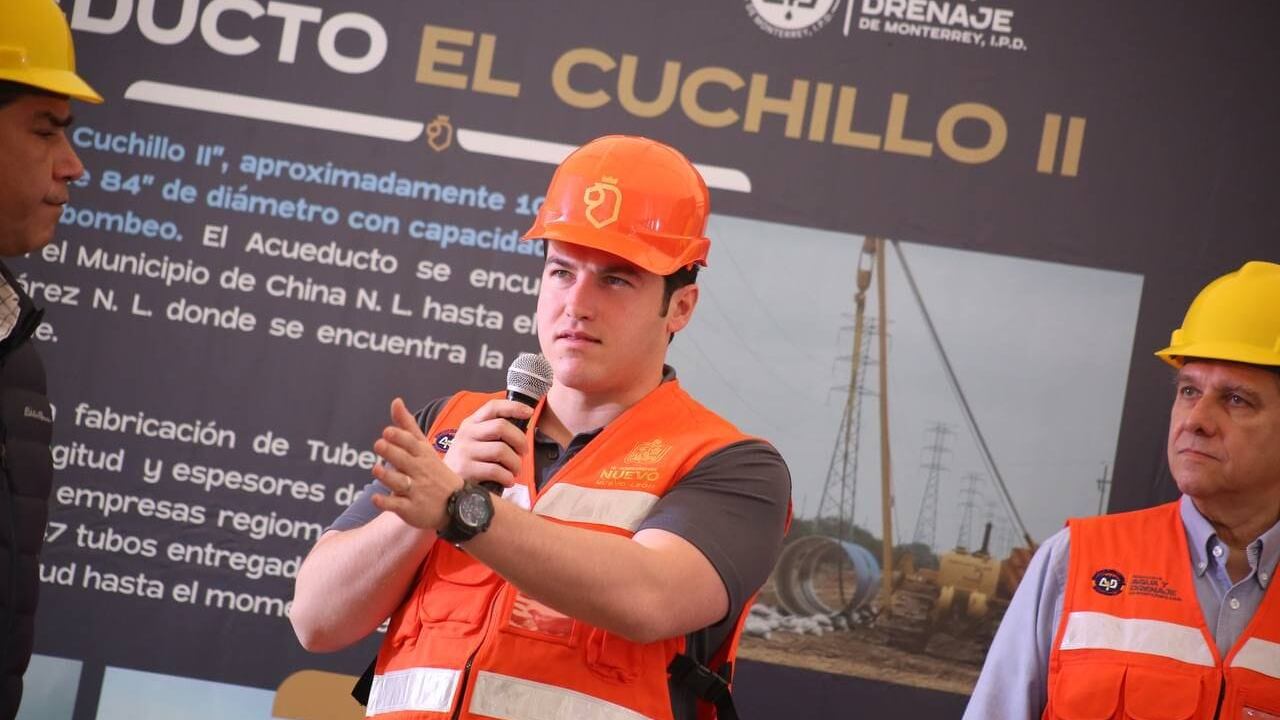García indicó que el abasto de agua para Nuevo León está garantizado.