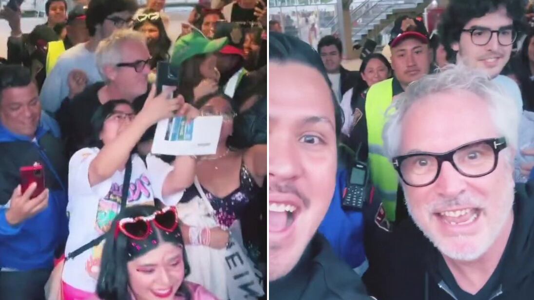 Alfonso Cuarón es captado en el concierto de Taylor Swift