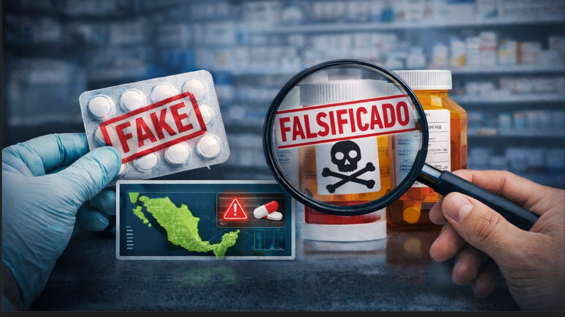 Medicamentos falsos