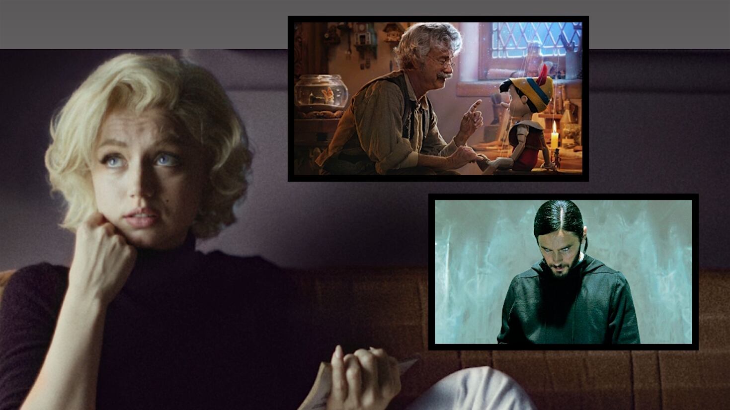 Blonde, Pinocho de Disney y Morbius entre las más nominadas a lo peor del año.