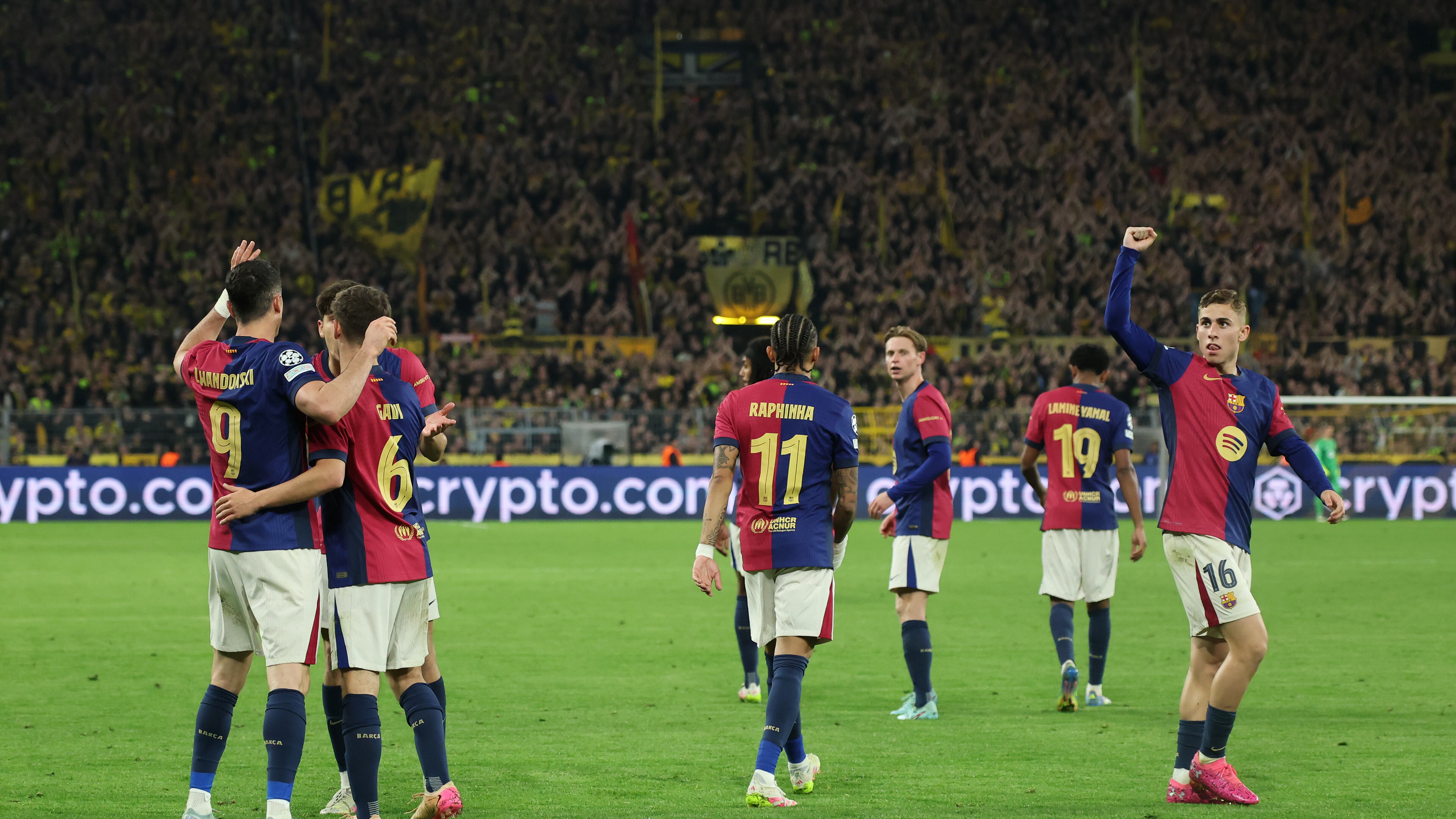 Barcelona calificó a semifinales tras vencer en el global al Dortmund.