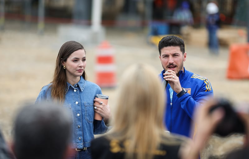 Mariana Rodríguez y Samuel García.
