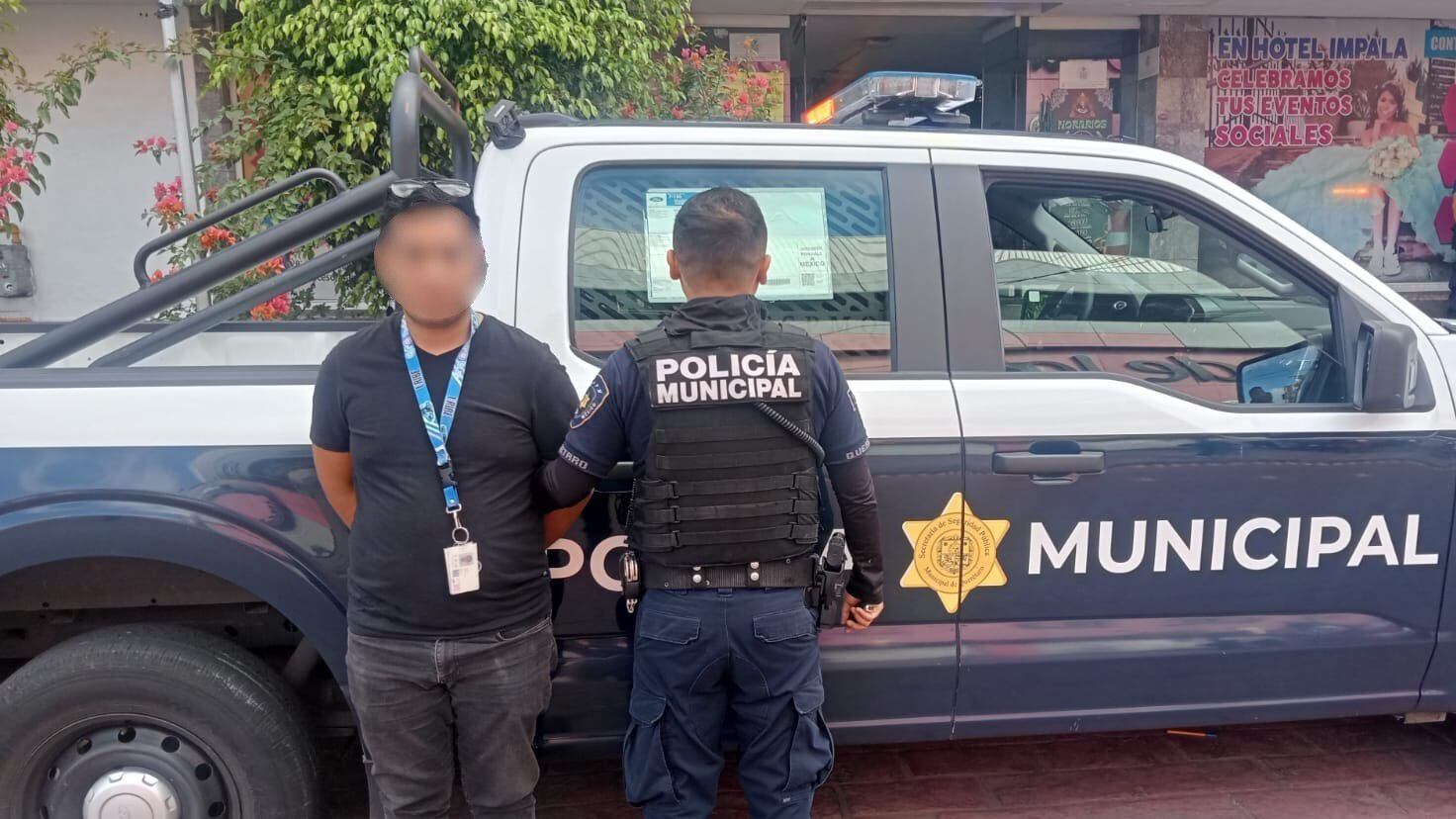 Conductor de Qrobús detenido.
