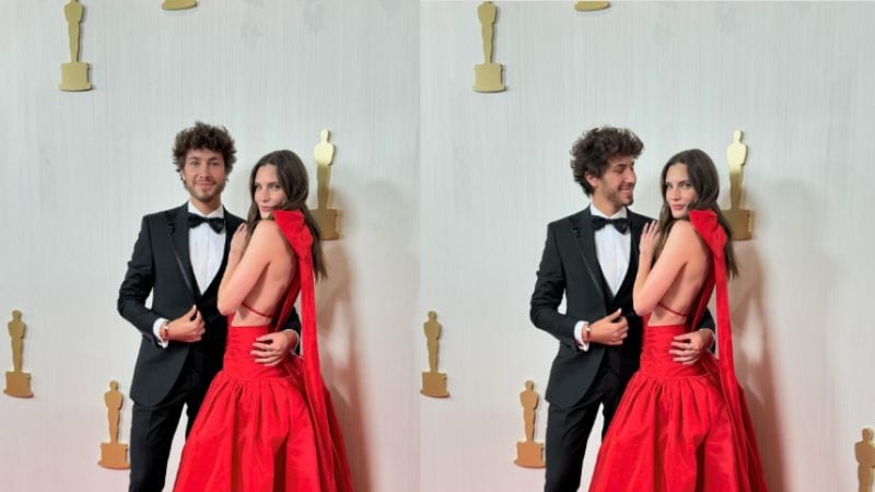 Juanpa Zurita y Macarena Achaga acuden a ceremonia de los Óscar