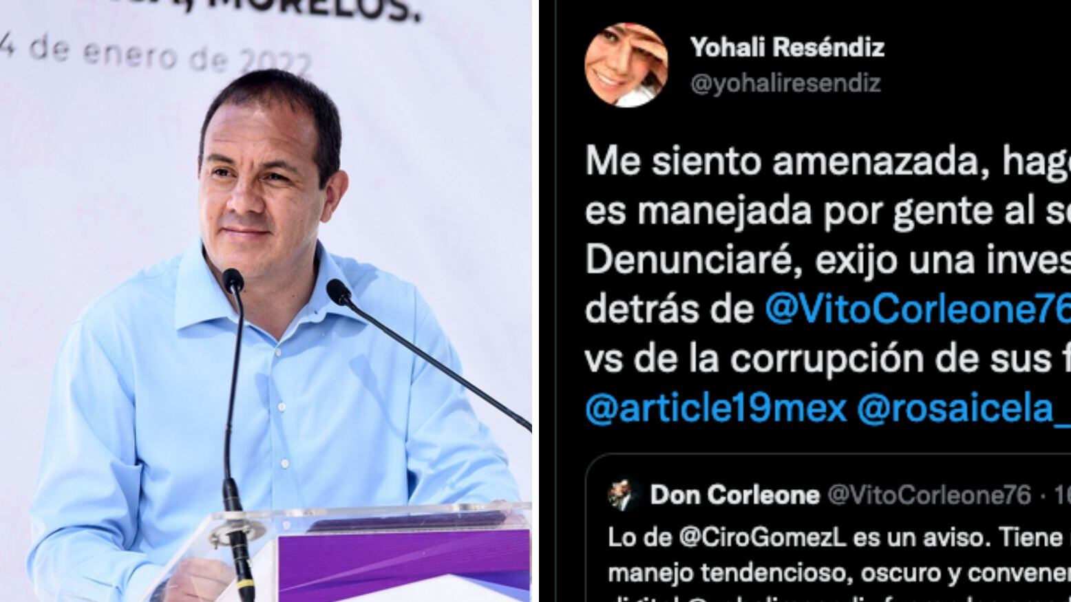 Señalan que intimidación contra periodista podría ser orquestada por el equipo de Cuauhtémoc Blanco.