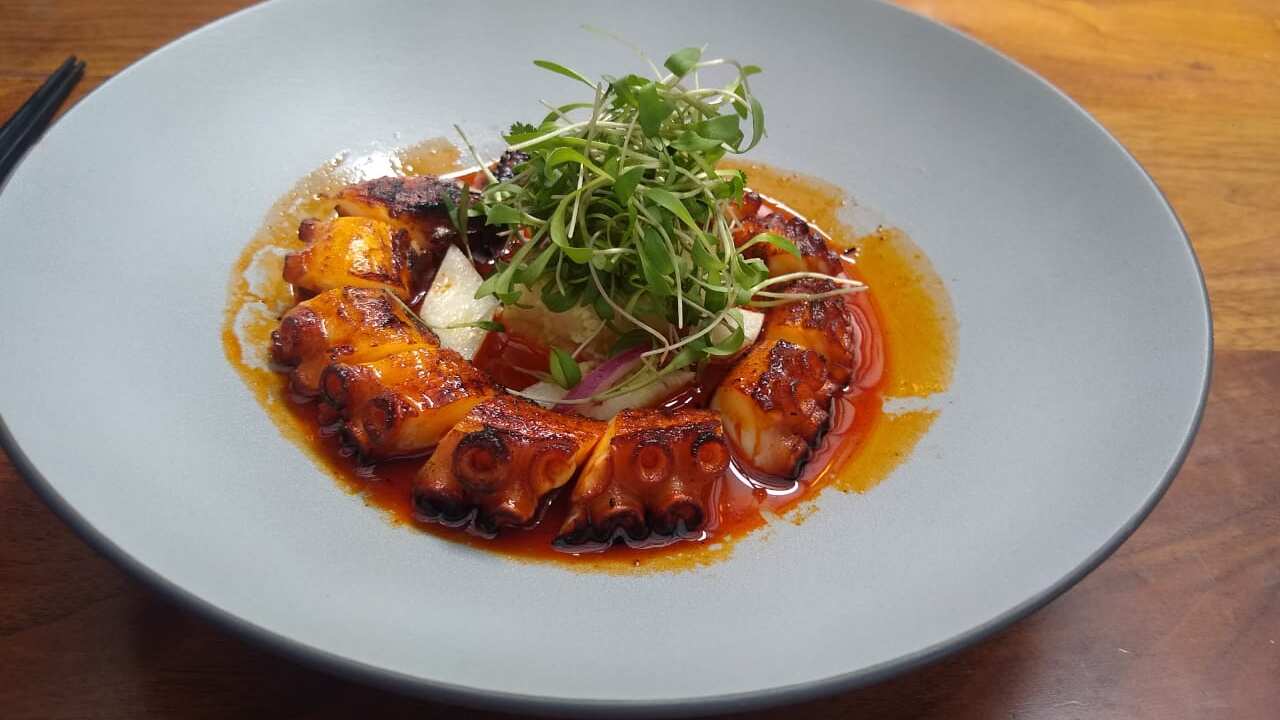 Pulpo a la parrilla