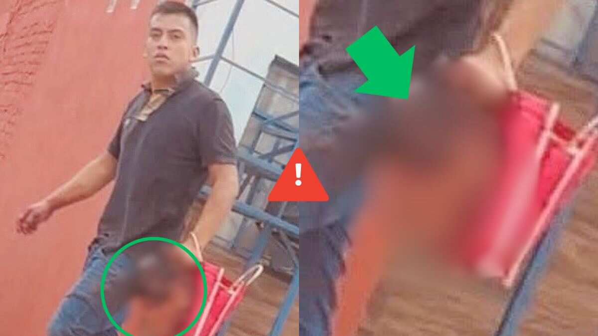 Video: Pasea con cabeza humana por calles de Veracruz tras decapitar a su víctima
