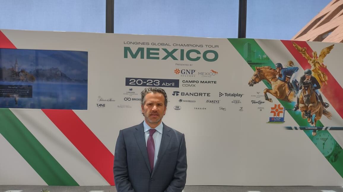 Francisco Pasquel, director del Longines Global Champions Tour México 2023.