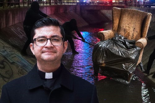 Confirman que el cuerpo hallado en el desagüe es del sacerdote Ernesto Baltazar; estas son las imágenes del lugar