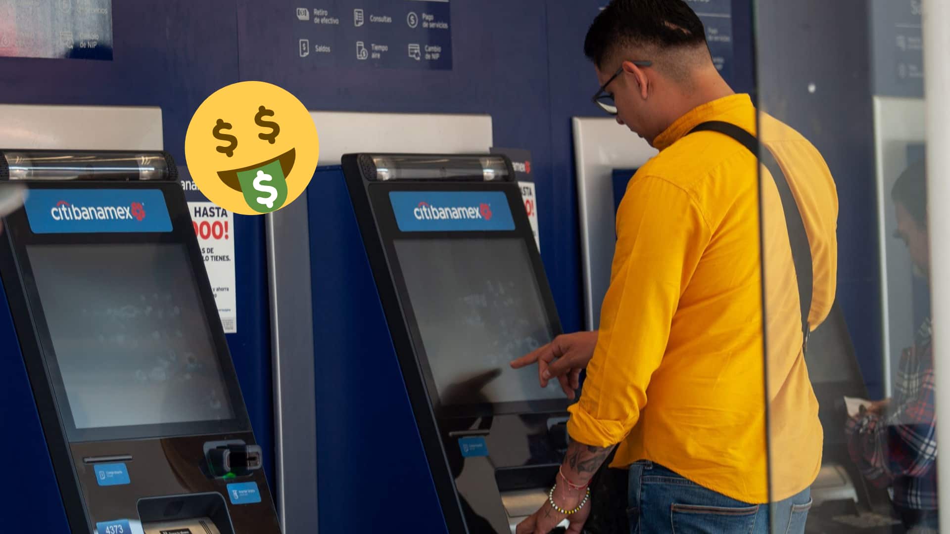 Banamex cuenta con una red de más de mil 200 sucursales y más de nueve mil cajeros automáticos en todo el país.