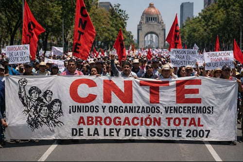 Se viene megamarcha en CDMX: CNTE tomará las calles el 1 de mayo
