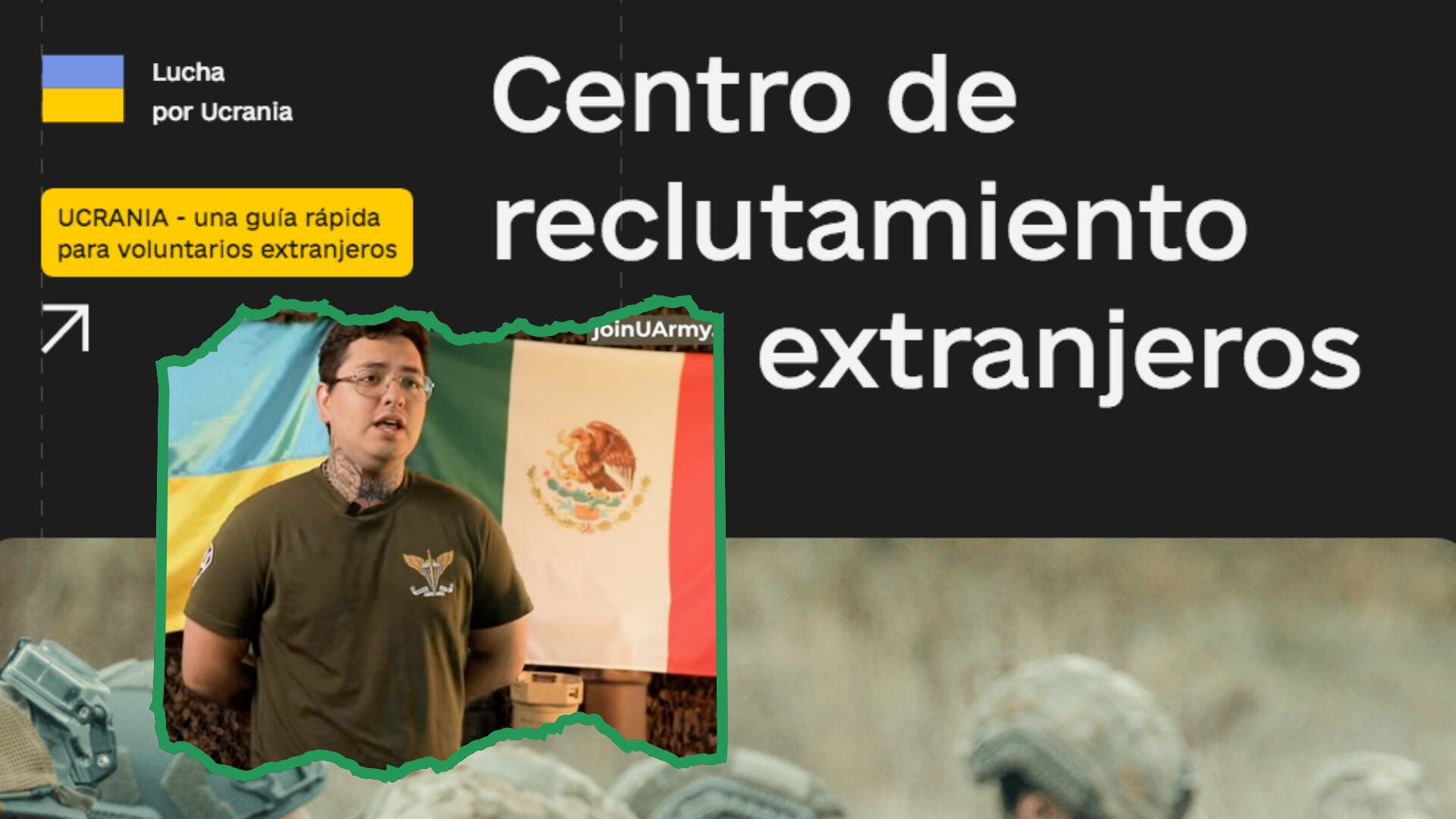 Autoridades ucranianas promueven reclutamiento de extranjeros con apoyo económico y portal oficial.
